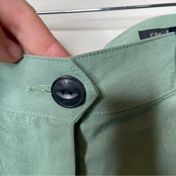 New Rag & Bone Ivy Culotte in Leaf Green sz 16 - Picture 5 of 8